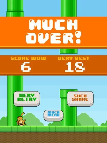 Изображение игры: Flying doge: wow!