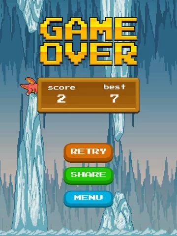 Изображение игры: Hard to Fly: Flappy Dragon Adventure Free