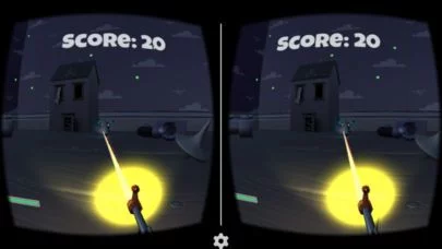Изображение игры: Bedtime Shooter VR Cardboard
