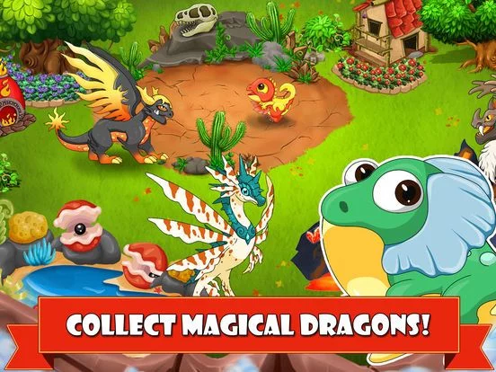 Изображение игры: Dragon Village -A City Builder