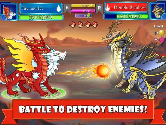 Изображение игры: Dragon Village -A City Builder