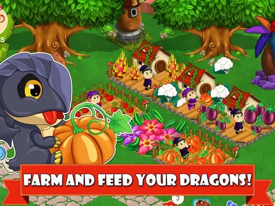 Изображение игры: Dragon Village -A City Builder