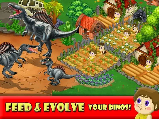 Изображение игры: DINO WORLD -Jurassic Idle game