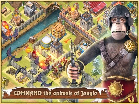 Изображение игры: War Of Jungle: Rule of Animals