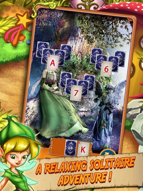 Изображение игры: Solitaire Elven Wonderland