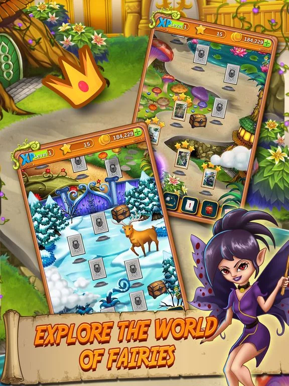 Изображение игры: Solitaire Elven Wonderland