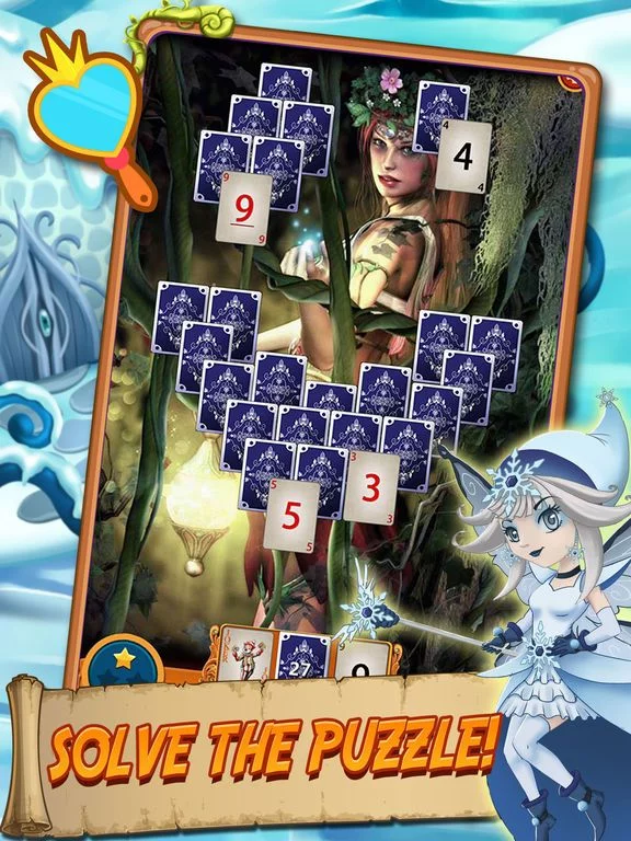 Изображение игры: Solitaire Elven Wonderland