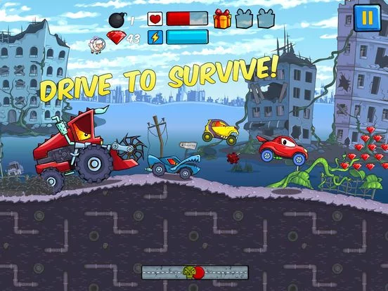 Изображение игры: Car Eats Car - Apocalypse Race