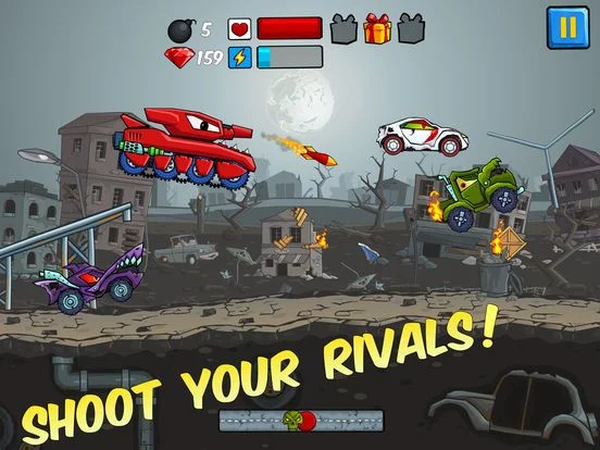 Изображение игры: Car Eats Car - Apocalypse Race