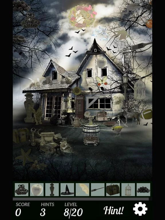 Изображение игры: Hidden Object - Ghostly Night