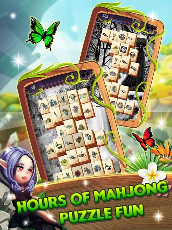 Изображение игры: Mahjong Quest: Elven Journey