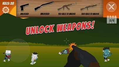 Изображение игры: Zombies In My Backyard