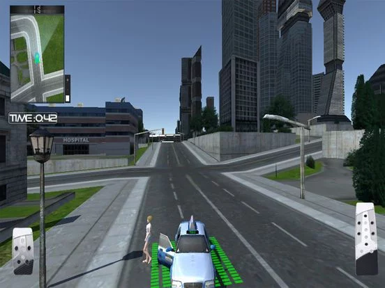 Изображение игры: Crazy City Taxi Car Driver 3D
