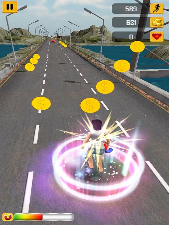 Изображение игры: Extreme Road Skating Stunts 3D