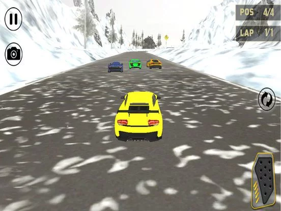 Изображение игры: Snow Hill Car Fast Racing 2018