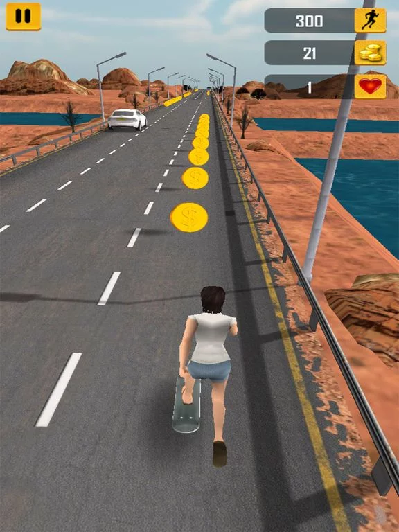 Изображение игры: Extreme Road Skating Stunts 3D