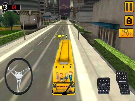 Изображение игры: Extreme School Bus Driving 3D