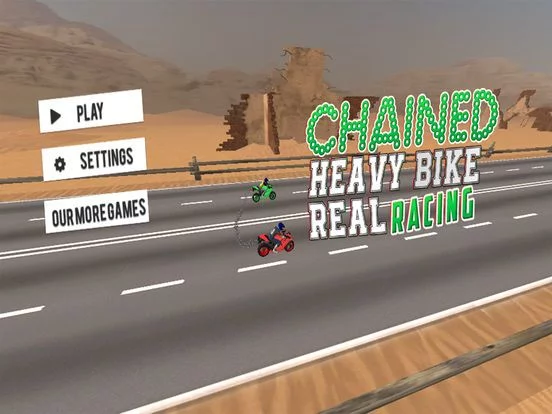 Изображение игры: Real Chained Heavy Bike Racing