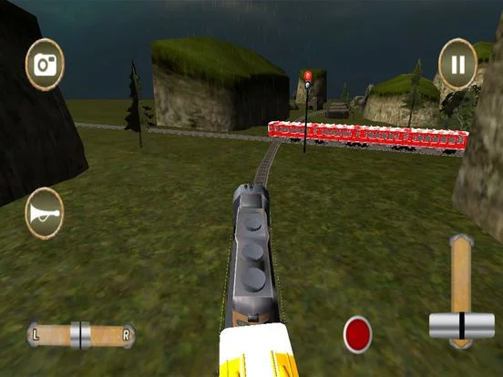 Изображение игры: Snow Train Drive Simulation 3D
