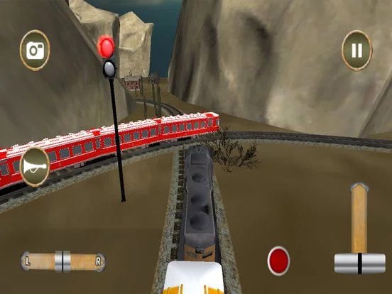 Изображение игры: Snow Train Drive Simulation 3D