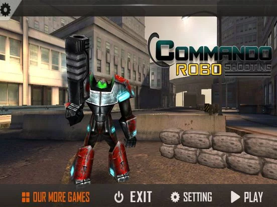 Изображение игры: Modern Commando Robo Shooting