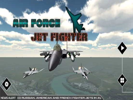 Изображение игры: Real Air Force Jet Fighter 3D