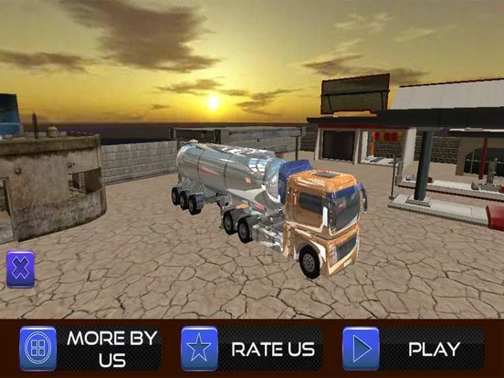 Изображение игры: Oil Tanker Cargo Transporter