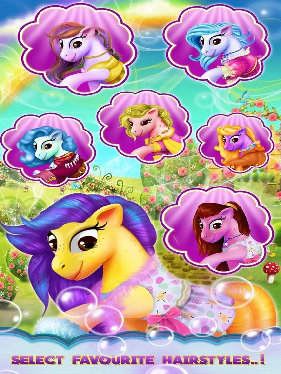 Изображение игры: Little Princess Pony DressUp - Little Pets Friendship Equestrian Pony Pet Edition - Girls Game