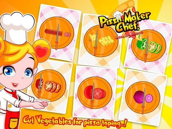 Изображение игры: Pizza Maker Chef - Kitchen Cooking Game