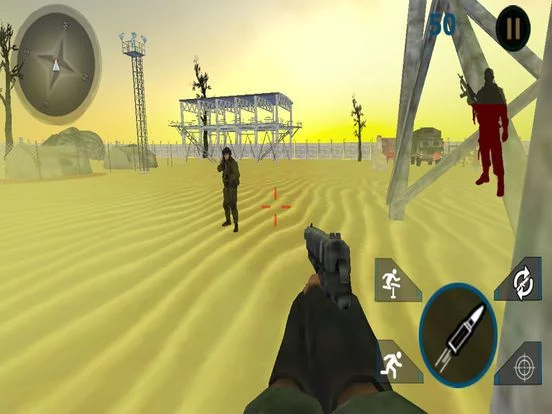 Изображение игры: Elite Sniper Commando Battle