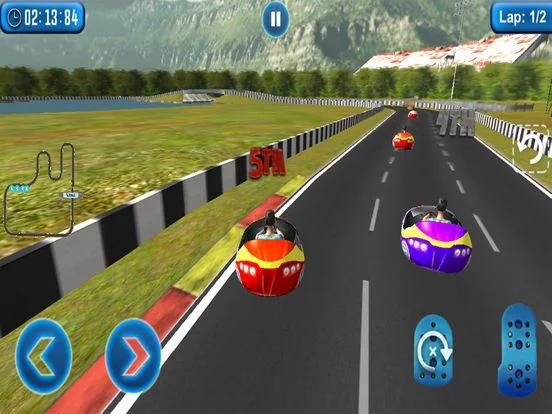 Изображение игры: Bumper Car Race Simulator 2018