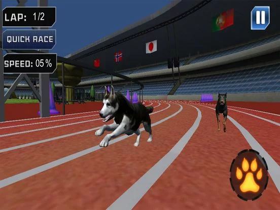 Изображение игры: Extreme Crazy Dog Race 3D 2018