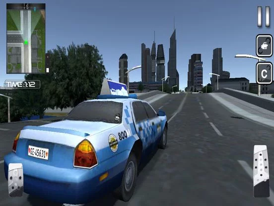 Изображение игры: Real City Taxi Drive Simulator