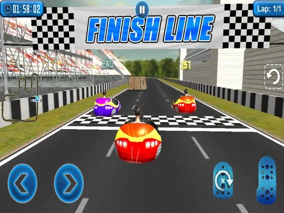 Изображение игры: Bumper Car Race Simulator 2018