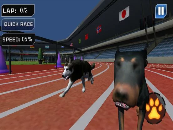 Изображение игры: Extreme Crazy Dog Race 3D 2018