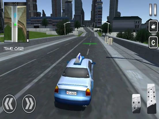 Изображение игры: Real City Taxi Drive Simulator