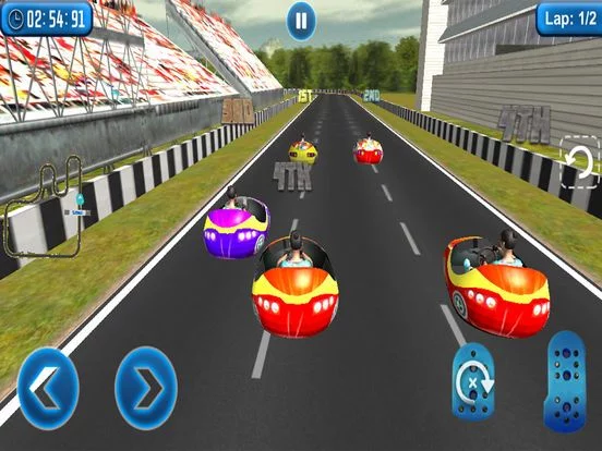 Изображение игры: Bumper Car Race Simulator 2018