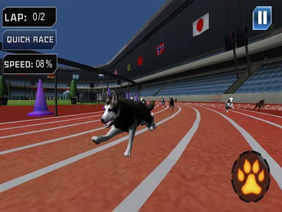 Изображение игры: Extreme Crazy Dog Race 3D 2018