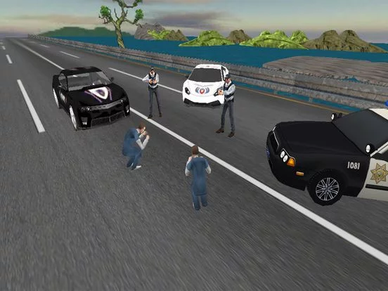 Изображение игры: Extreme Police Car Shooting 3D