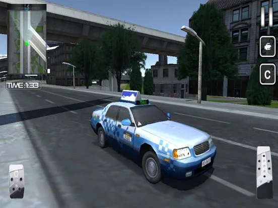 Изображение игры: Real City Taxi Drive Simulator