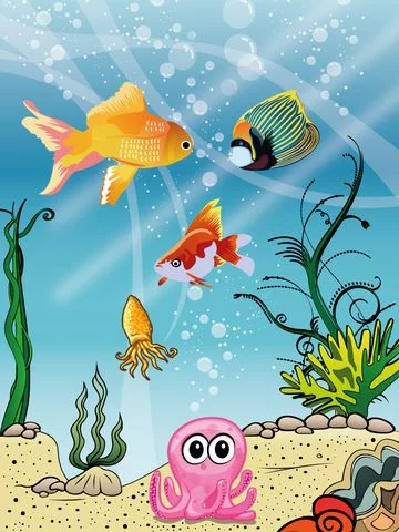 Изображение игры: Under Water Puzzle