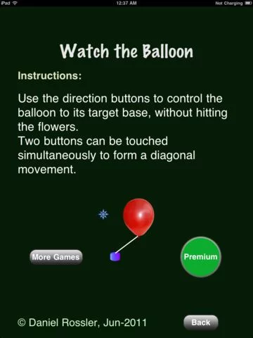 Изображение игры: Watch the Balloon