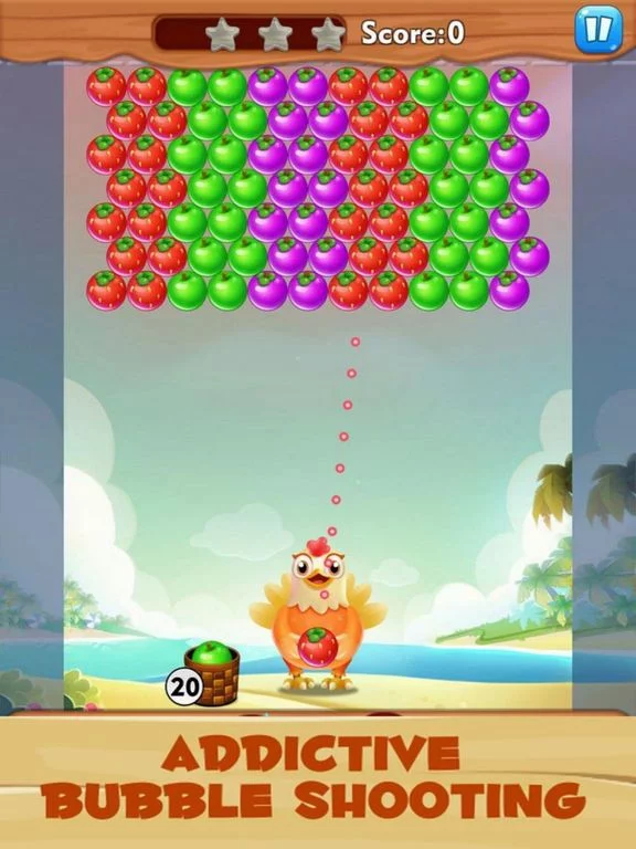Изображение игры: World's bubble fruits
