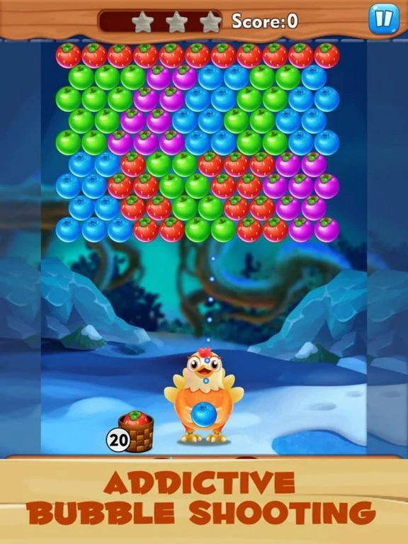 Изображение игры: World's bubble fruits