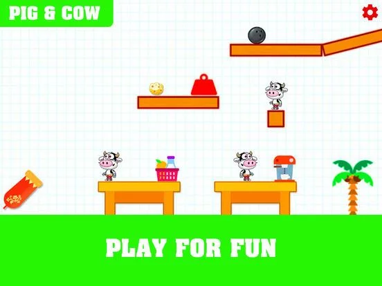 Изображение игры: Pig & Cow