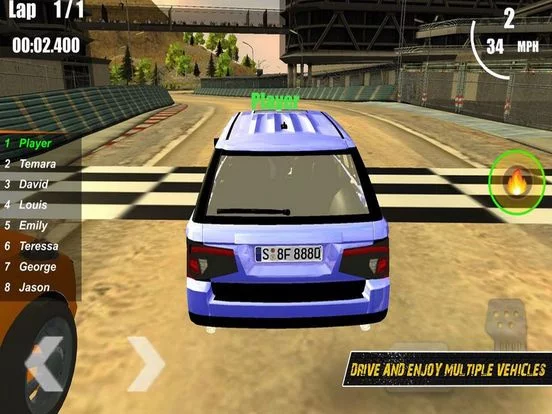 Изображение игры: Racing SUV Car Hill Road