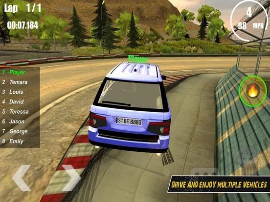 Изображение игры: Racing SUV Car Hill Road