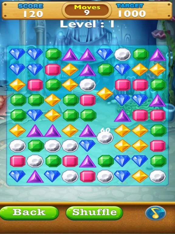 Изображение игры: Gems Deluxe Ocean