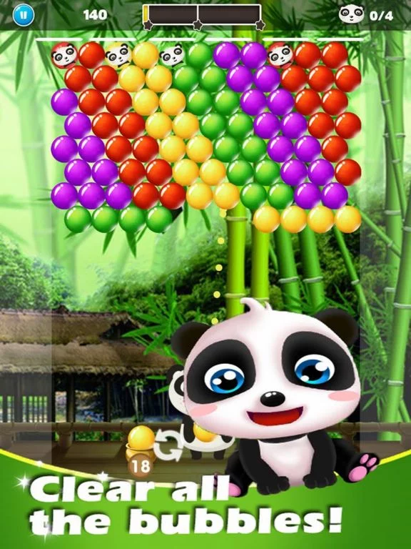 Изображение игры: Family Panda Bubble Play