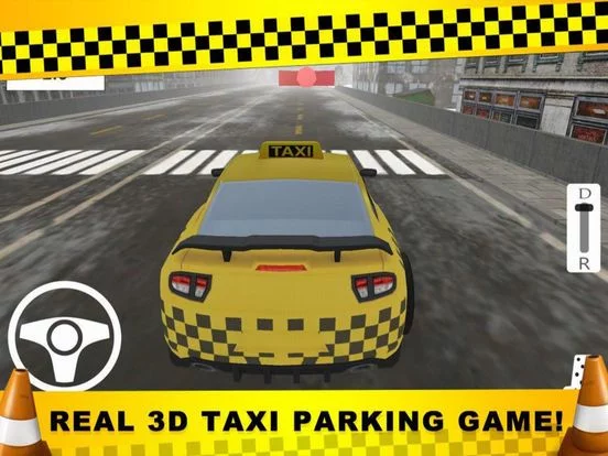 Изображение игры: Parking CITY TAXI - Driver Sim